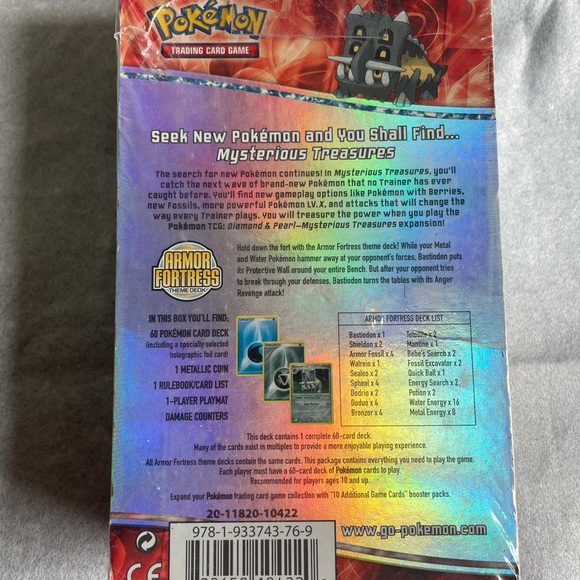 Pokemon Other Pokmon Tcg Diamond Pearl Armor Fortress Theme Deck